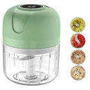 🔪 Mini Processador Elétrico Recarregável – Triture Tudo em Segundos!